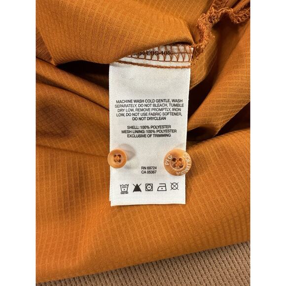 Columbia PFG Men’s Texas Longhorns Fishing Shirt Burnt Orange Size L - Picture 9 of 11